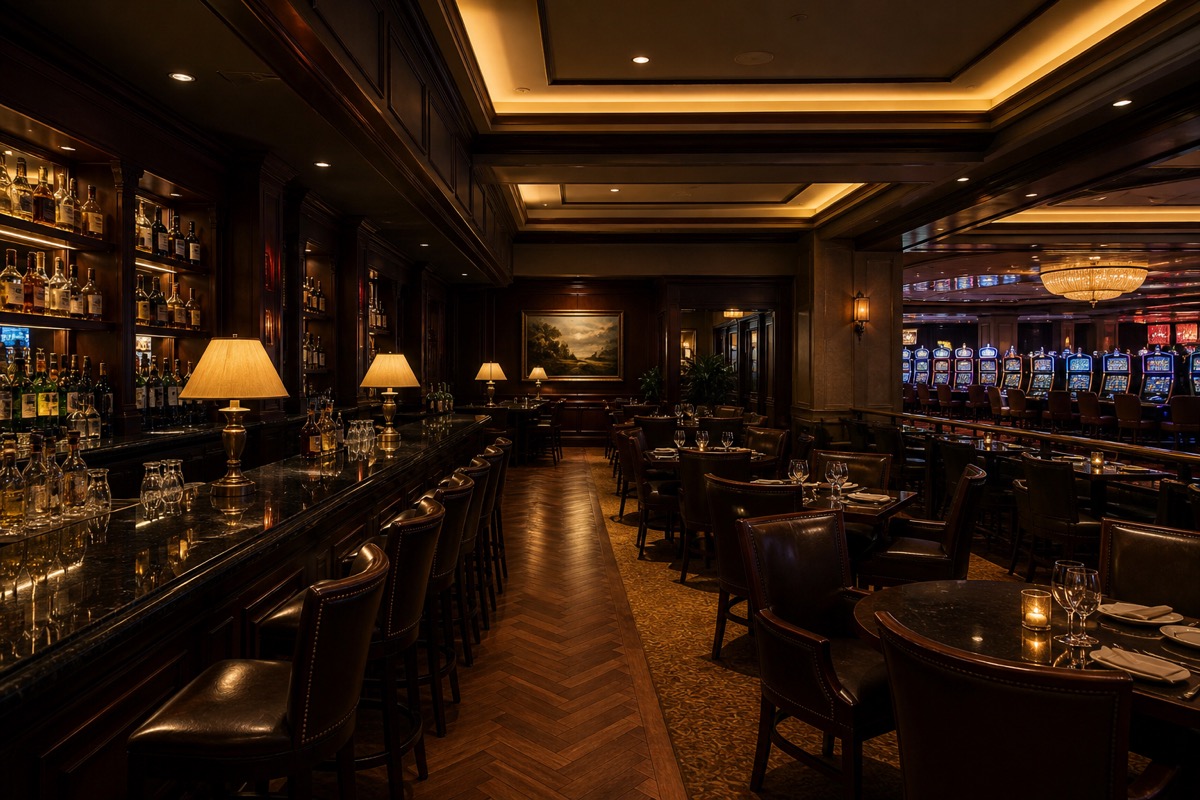 Privát lounge bár és éttermi rész